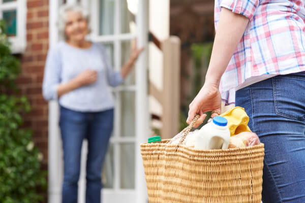 Faire les courses pour les personnes à risque